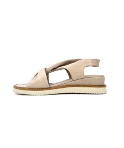 Ivoire-354 Ivoire 107614 Cuir Gris*Femme Plateformes