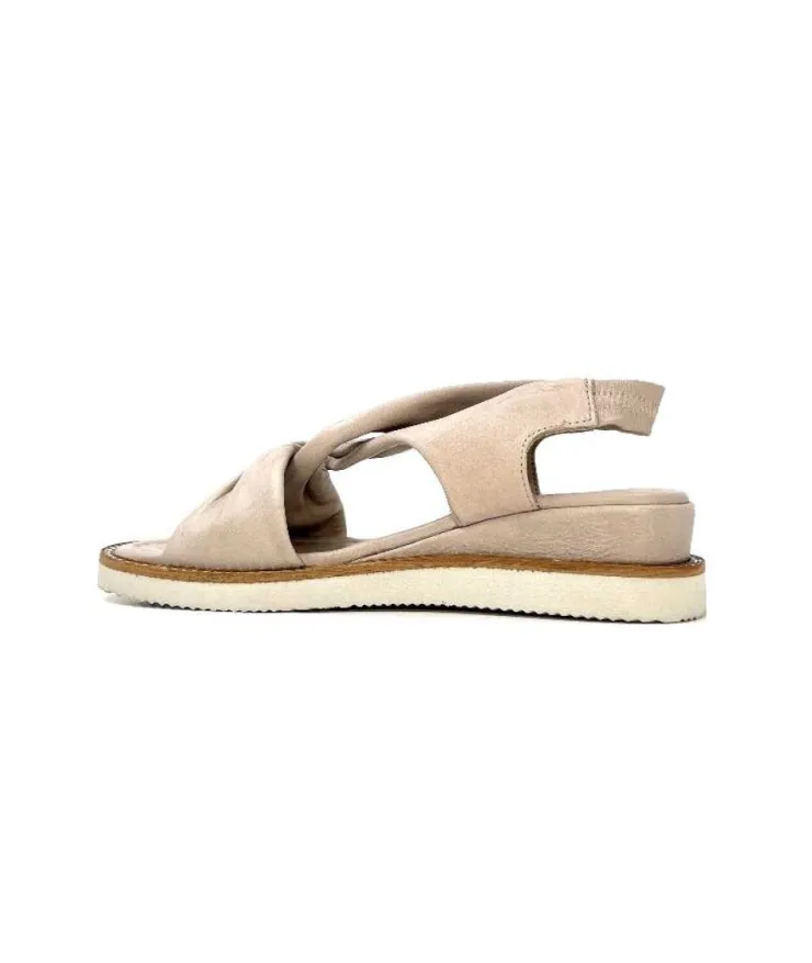 Ivoire-354 Ivoire 107614 Cuir Gris*Femme Plateformes