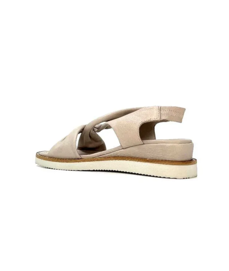 Ivoire-354 Ivoire 107614 Cuir Gris*Femme Plateformes
