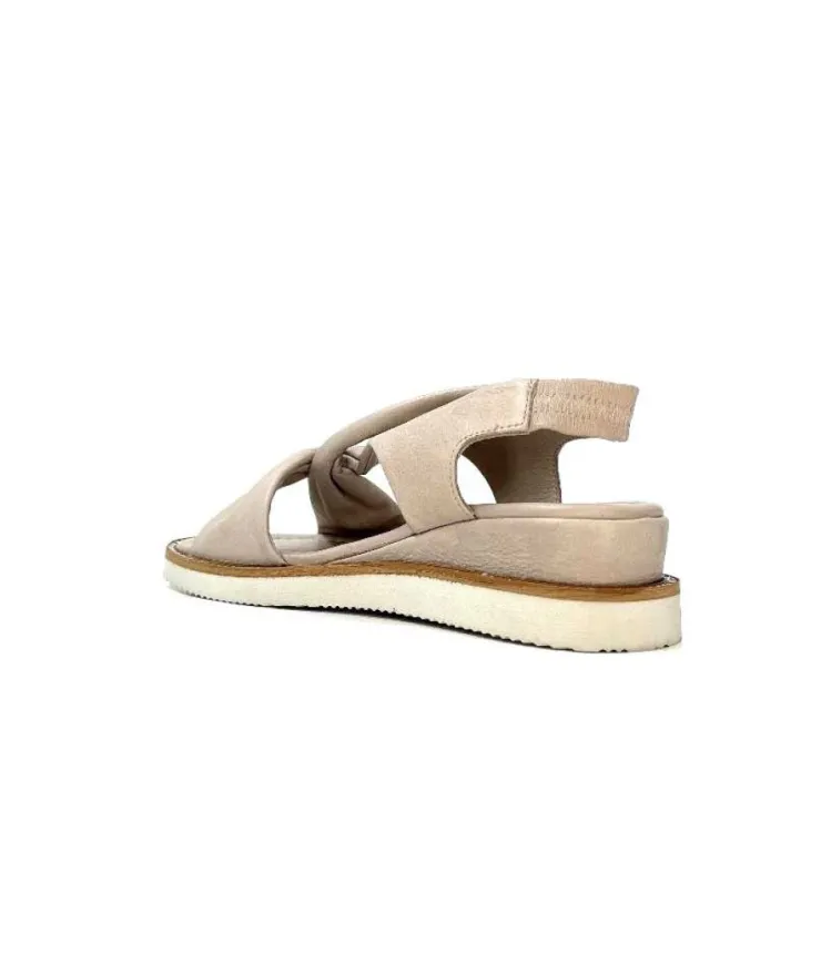 Ivoire-354 Ivoire 107614 Cuir Gris*Femme Plateformes