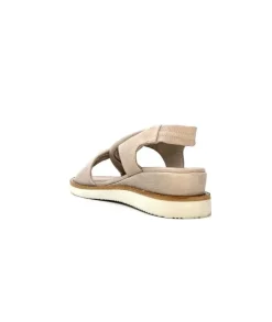 Ivoire-354 Ivoire 107614 Cuir Gris*Femme Plateformes