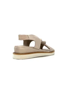 Ivoire-354 Ivoire 107614 Cuir Gris*Femme Plateformes