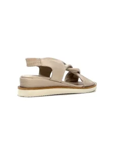 Ivoire-354 Ivoire 107614 Cuir Gris*Femme Plateformes