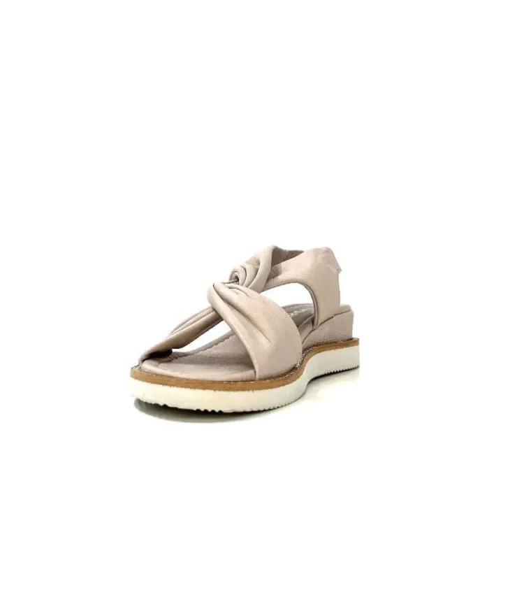 Ivoire-354 Ivoire 107614 Cuir Gris*Femme Plateformes