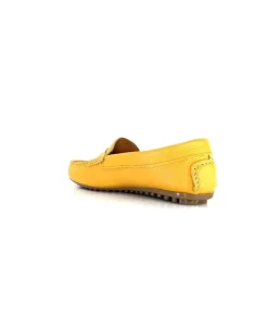 Ivoire0209b Ivoire 10322 Cuir Jaune*Femme Mocassins