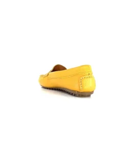Ivoire0209b Ivoire 10322 Cuir Jaune*Femme Mocassins