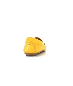 Ivoire0209b Ivoire 10322 Cuir Jaune*Femme Mocassins