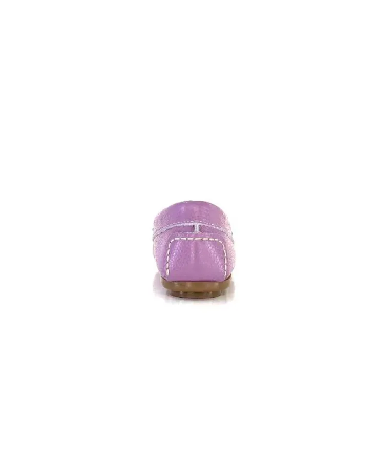 Ivoire0209b Ivoire 10322 Cuir Lilas*Femme Mocassins