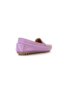 Ivoire0209b Ivoire 10322 Cuir Lilas*Femme Mocassins