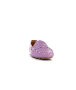 Ivoire0209b Ivoire 10322 Cuir Lilas*Femme Mocassins