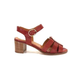 Ivoire0331 Ivoire 1112 Cuir Marron*Femme Sandales