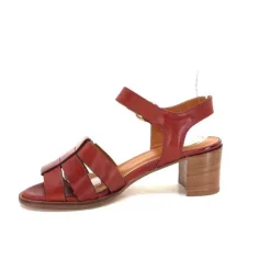 Ivoire0331 Ivoire 1112 Cuir Marron*Femme Sandales