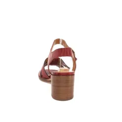Ivoire0331 Ivoire 1112 Cuir Marron*Femme Sandales