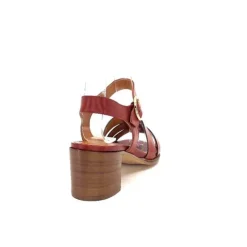 Ivoire0331 Ivoire 1112 Cuir Marron*Femme Sandales