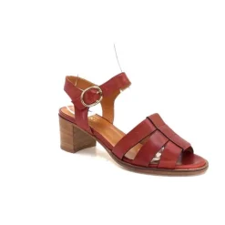 Ivoire0331 Ivoire 1112 Cuir Marron*Femme Sandales