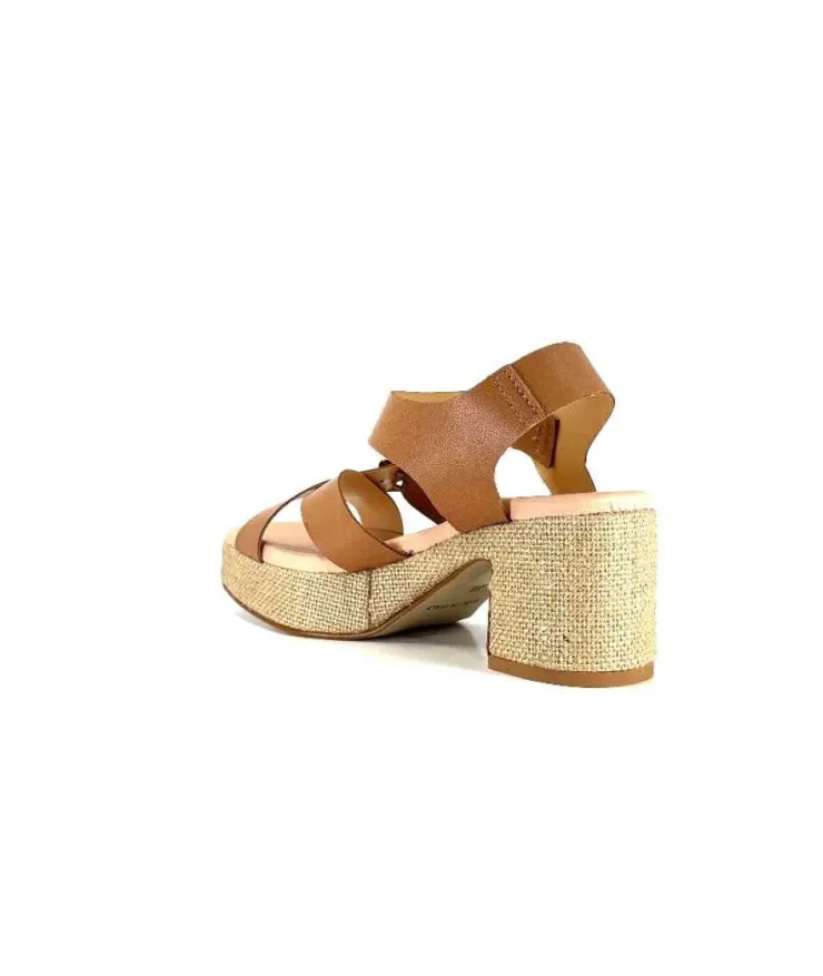 Ivoire0346a Ivoire 22688 Cuir Marron*Femme Sandales