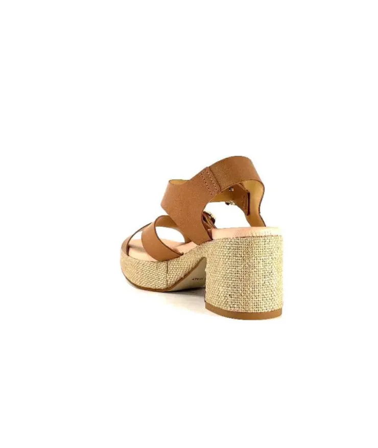 Ivoire0346a Ivoire 22688 Cuir Marron*Femme Sandales