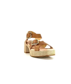 Ivoire0346a Ivoire 22688 Cuir Marron*Femme Sandales