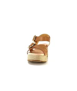 Ivoire0346a Ivoire 22688 Cuir Marron*Femme Sandales