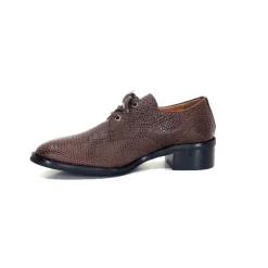 Ivoire0209b Ivoire 11441 Cuir Marron*Femme Lacets