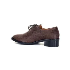 Ivoire0209b Ivoire 11441 Cuir Marron*Femme Lacets