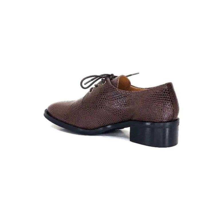 Ivoire0209b Ivoire 11441 Cuir Marron*Femme Lacets