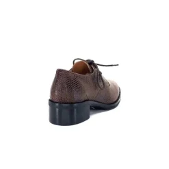 Ivoire0209b Ivoire 11441 Cuir Marron*Femme Lacets