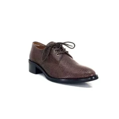 Ivoire0209b Ivoire 11441 Cuir Marron*Femme Lacets