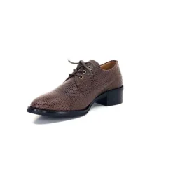 Ivoire0209b Ivoire 11441 Cuir Marron*Femme Lacets