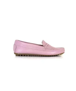 Ivoire0209b Ivoire 10322 Cuir Mauve*Femme Mocassins