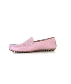 Ivoire0209b Ivoire 10322 Cuir Mauve*Femme Mocassins
