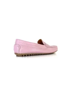 Ivoire0209b Ivoire 10322 Cuir Mauve*Femme Mocassins