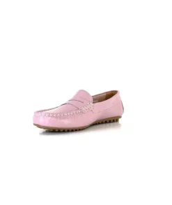 Ivoire0209b Ivoire 10322 Cuir Mauve*Femme Mocassins