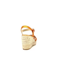 Ivoire0303 Ivoire 23327 Cuir Metal Orange*Femme Plateformes