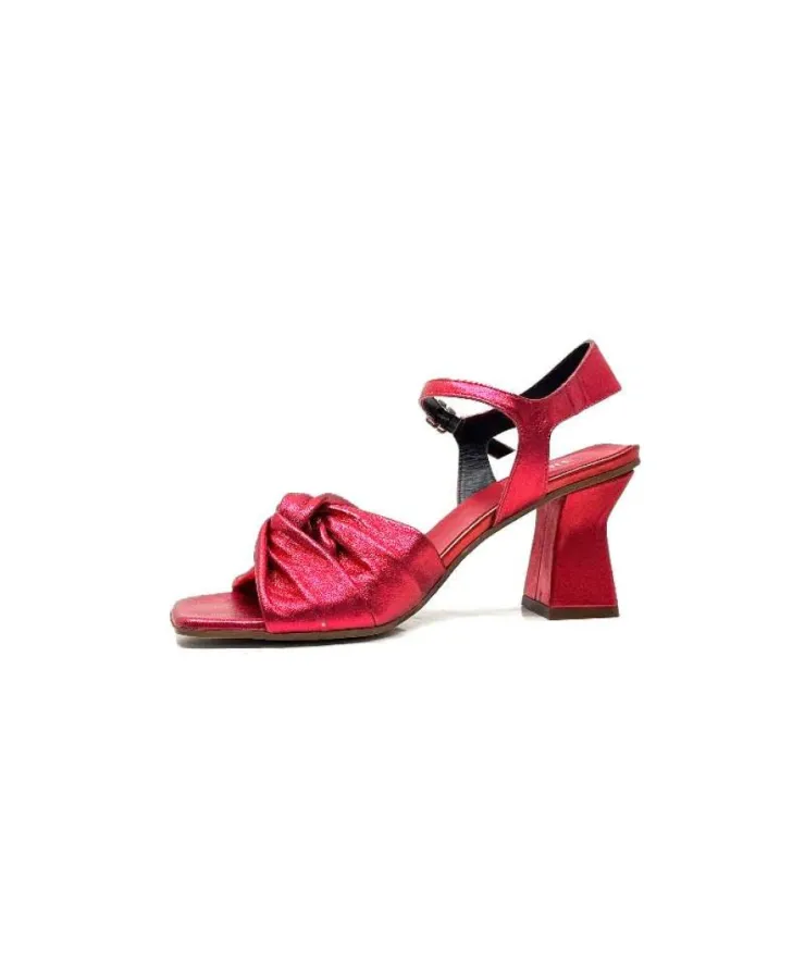 plumers Ivoire 3716 Cuir Metal Rouge*Femme Sandales