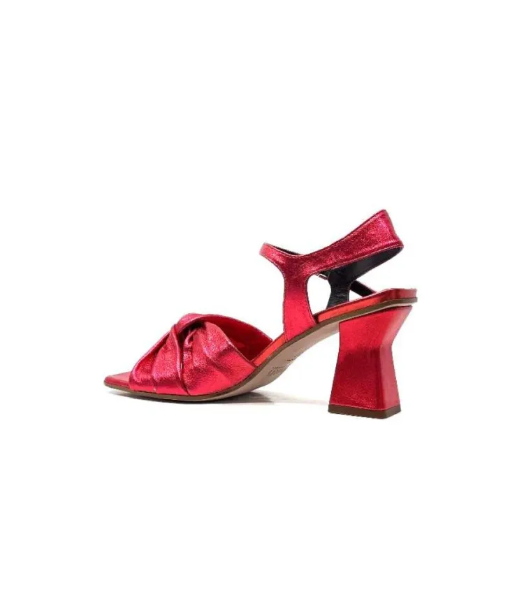 plumers Ivoire 3716 Cuir Metal Rouge*Femme Sandales