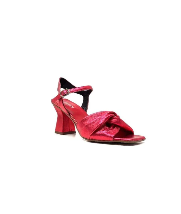 plumers Ivoire 3716 Cuir Metal Rouge*Femme Sandales