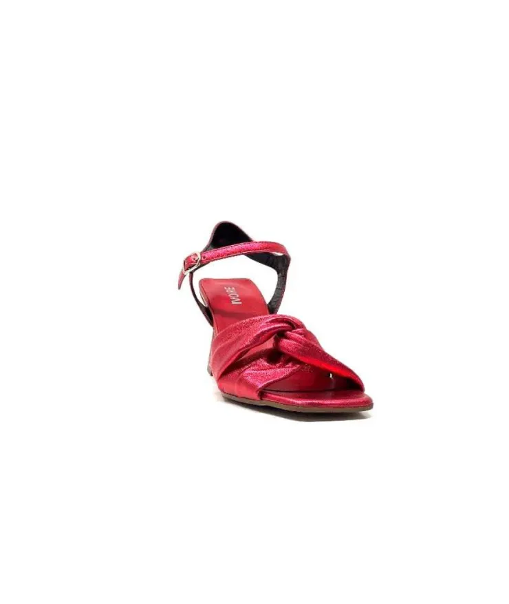 plumers Ivoire 3716 Cuir Metal Rouge*Femme Sandales