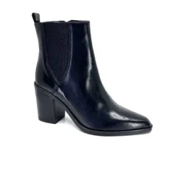 Ivoire0104a Ivoire 52145 Cuir Noir*Femme Santiags