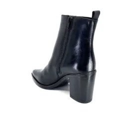 Ivoire0104a Ivoire 52145 Cuir Noir*Femme Santiags