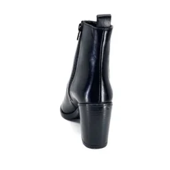 Ivoire0104a Ivoire 52145 Cuir Noir*Femme Santiags