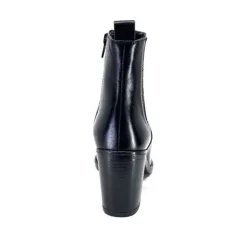 Ivoire0104a Ivoire 52145 Cuir Noir*Femme Santiags