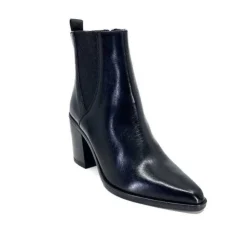 Ivoire0104a Ivoire 52145 Cuir Noir*Femme Santiags