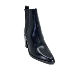 Ivoire0104a Ivoire 52145 Cuir Noir*Femme Santiags