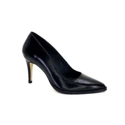 Ivoire0381b Ivoire 7420 Cuir Noir*Femme Escarpins