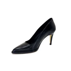 Ivoire0381b Ivoire 7420 Cuir Noir*Femme Escarpins