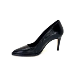 Ivoire0381b Ivoire 7420 Cuir Noir*Femme Escarpins