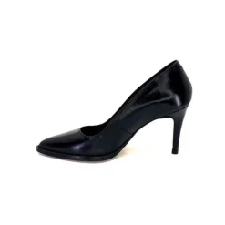 Ivoire0381b Ivoire 7420 Cuir Noir*Femme Escarpins