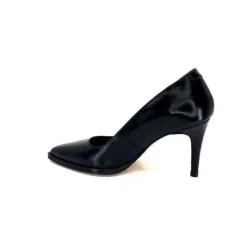 Ivoire0381b Ivoire 7420 Cuir Noir*Femme Escarpins