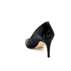 Ivoire0381b Ivoire 7420 Cuir Noir*Femme Escarpins